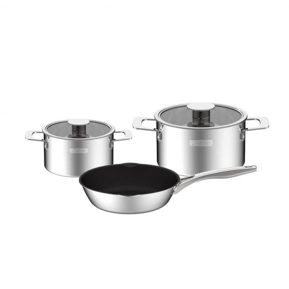 Bộ nồi Inox liền khối Elmich Hera EL-8135IN size 18, 22 chảo 26cm Bộ nồi Inox liền khối Elmich Hera EL-8135IN size 18, 22 chảo 26cm