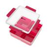 Hộp nhựa đa năng 4 ngăn rời Elmich màu hồng EL0754PK